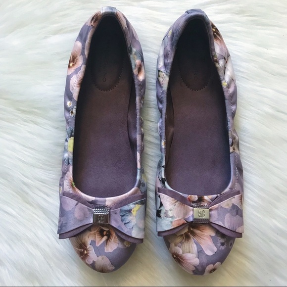 BANDOLINO | light purple floral ballet flats - Picture 3 of 8